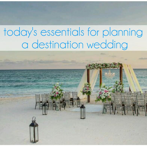 essentials when planning a destination wedding