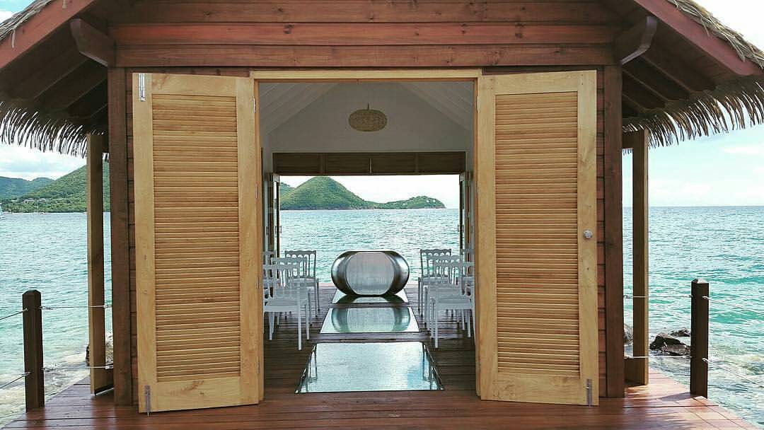 Overwater Chapel at Sandals Grande St Lucian