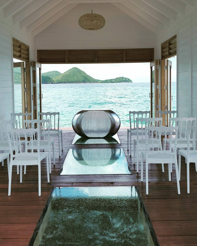 Overwater chapel at Sandals Grande St Lucian
